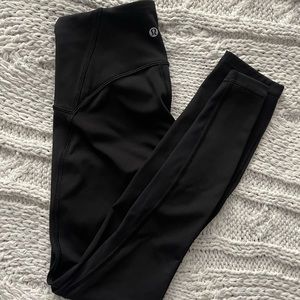 Lululemon Train times leggings, size 4, 25”